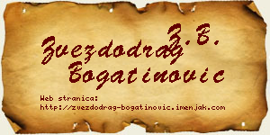 Zvezdodrag Bogatinović vizit kartica